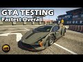 Fastest Cars Overall 2025 GTA 5 Best Cars Tier List