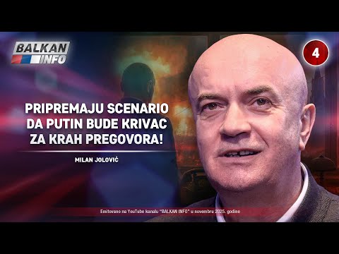 INTERVJU: Milan Jolović – Pripremaju scenario da Putin bude krivac za krah pregovora! (28.11.2025)