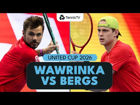 Stan Wawrinka Faces Zizou Bergs, Absolute Battle 🥵 | United Cup 2026 Semi-Final Highlights