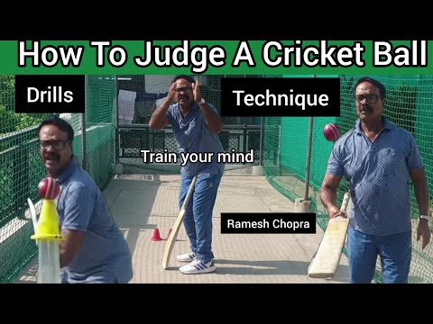 How to Judge A Cricket Ball Drills To Improve Cricket Ball Judgment Cricket Ball Kaise Judge Karen