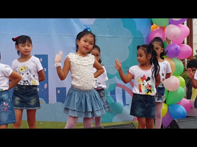 หลินจิน-หนีห่าว เต้นวันเด็ก ปี 60 เพลง 快乐的一天开始了