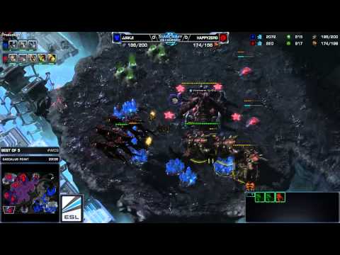 Happyzerg vs jjakji Starcraft 2 WCS Europe Challenger 2014 Season 1