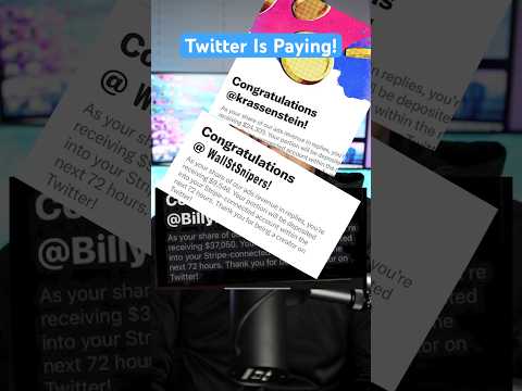 Twitter is paying creators big money!!!!