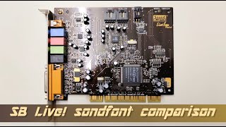 Video thumbnail for Creative Labs Soundblaster Live! - Soundfont comparison by pc-sound-legacy