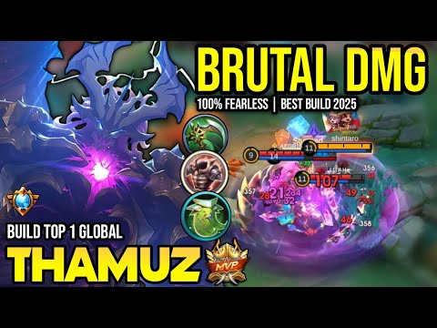 THAMUZ BEST BUILD 2025 | BUILD TOP 1 GLOBAL THAMUZ GAMEPLAY | MOBILE LEGENDS✓