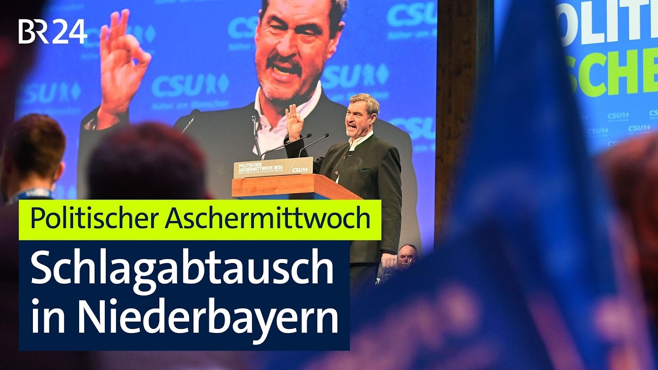 Politischer Aschermittwoch: Schlagabtausch in Niederbayern | BR24live