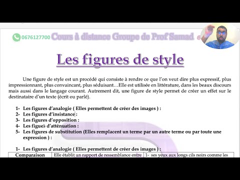 La meilleure explication des figures de style