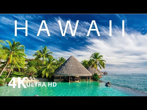FLYING OVER HAWAII (4K UHD) - Relaxing Music Along With Beautiful Nature Videos (4K Video Ultra HD)