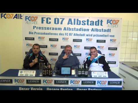 Pressekonferenz FC 07 Albstadt - Schwäbisch Hall