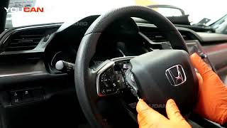 2016-2021 Honda Civic - Steering Wheel Airbag Replacement