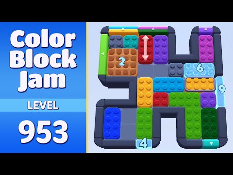 Color Block Jam Level 953 (954) | Every Puzzle Solved! 🎯