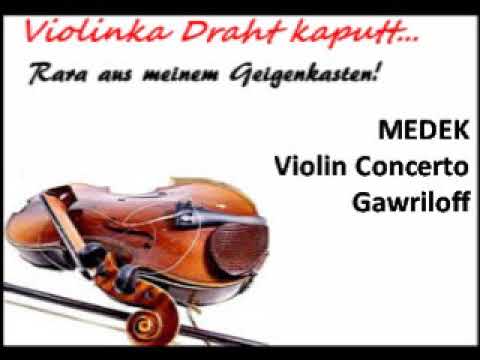 Tilo Medek Violin Concerto