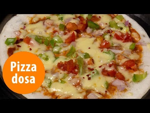Pizza dosa recipe | Indian street food | Recipes for kids