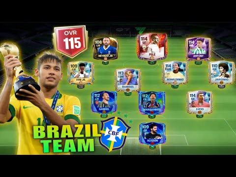 I MADE THE BRAZIL TEAM ON EA FC MOBILE🤯🇧🇷