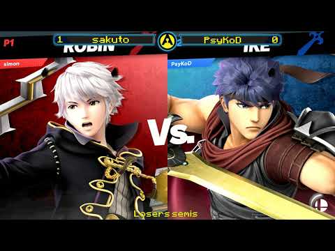 PsyKod(Ike) vs Sakuto(Robin)  Arcade Legacy #33 SSBU  Losers Semis