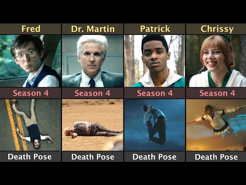 Stranger Things Character Death Pose | Season 1, 2, 3, 4 And 5