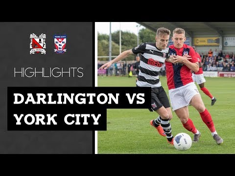 Darlington 0-2 York City - Vanarama National League North - 2019/20