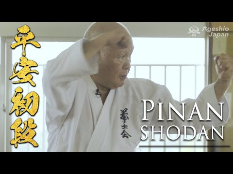 Powerful Pinan Shodan Kata | Okinawan Karate Grand Master | Shorin-ryu Kenshikai | Ageshio Japan