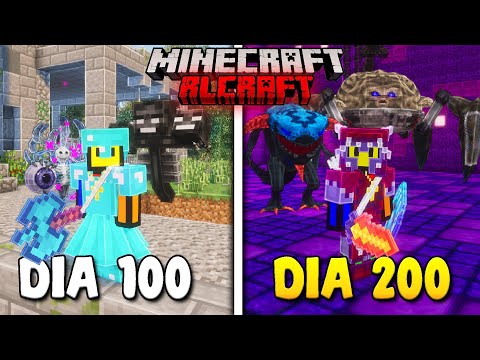 Sobreviví 200 días en RLCraft | El Minecraft MÁS DIFÍCIL