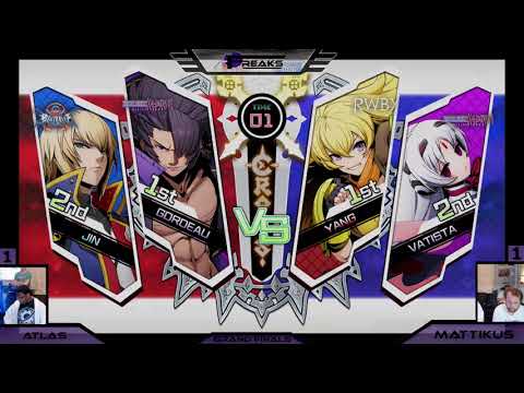 BBTAG Week 3 Grand Finals: AtlasCrown (W) (Yang/Vatista) vs Mattikus (L) (Gordeau/Jin)