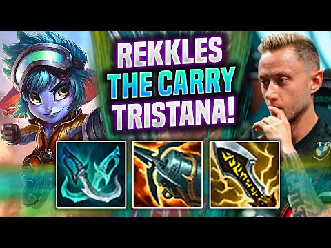 REKKLES HARD CARRY WITH TRISTANA! - KC Rekkles Plays Tristana ADC vs Lucian! | Preseason 2022
