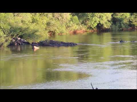 Rio Inhandava  (montante) Limite entre Machadinho e Maximiliano de Almeida - RS