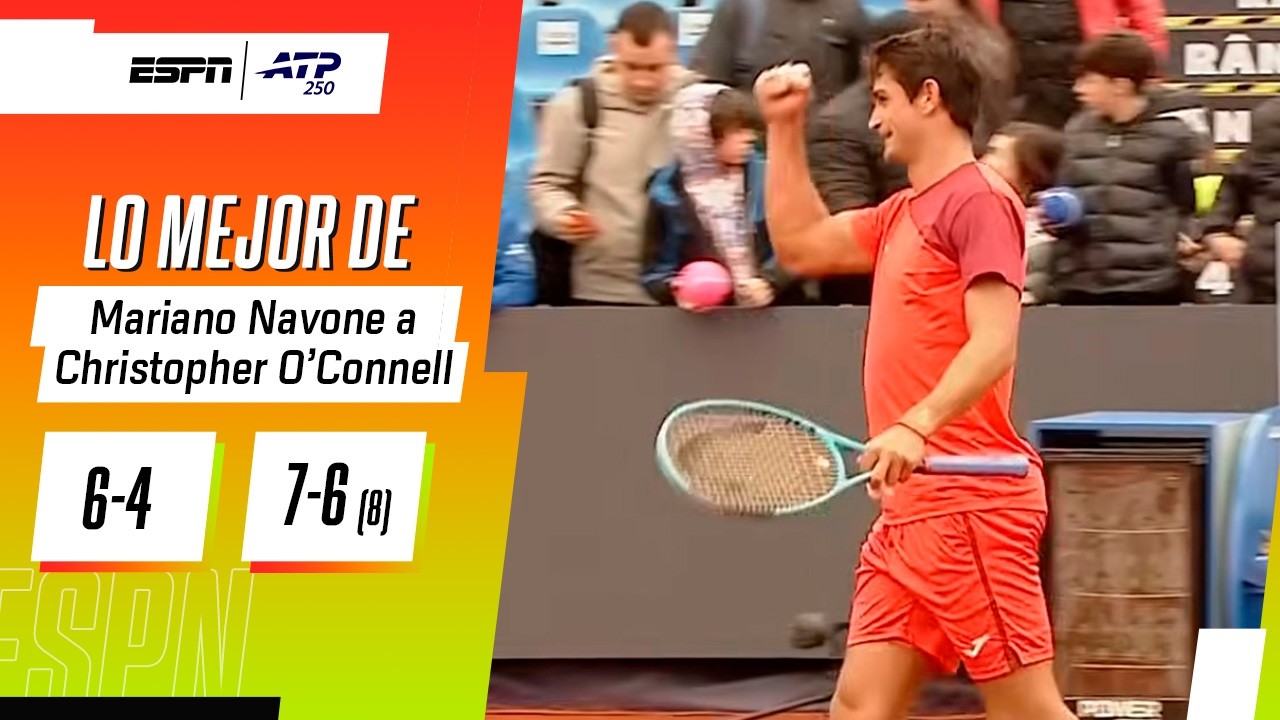 TRIUNFAZO DE MARIANO NAVONE ANTE EL DURO O'CONNELL PARA AVANZAR EN BUCAREST | RESUMEN