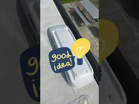 Cleaning RV Refrigerator Roof Vent