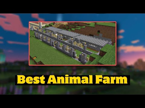 Insane Animal Farm Tutorial in MINECRAFT!