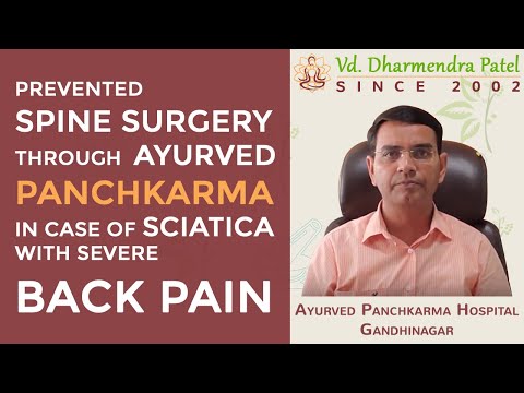 Prevention of spine surgery through ayurved