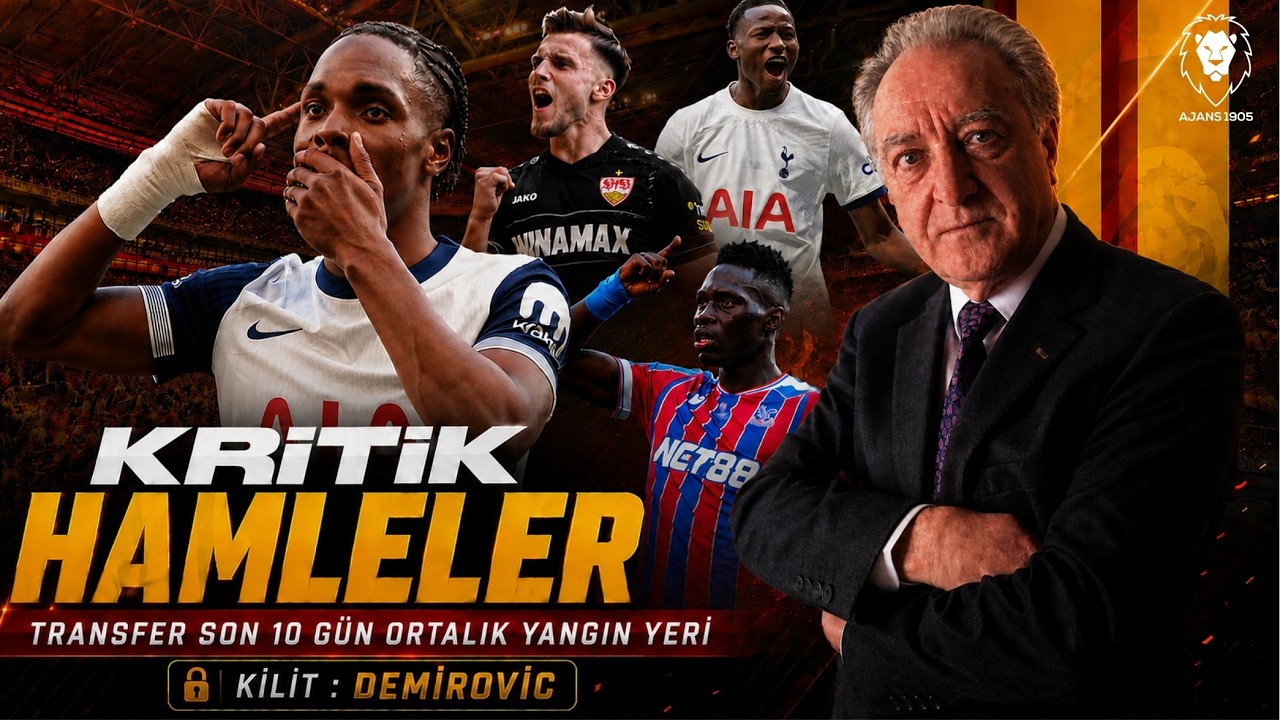 GALATASARAY TRANSFERDE KRİTİK Hamleler, Son 10 GÜN! Mathys Tel, Demirović, Pape Sarr, Ismaïla Sarr