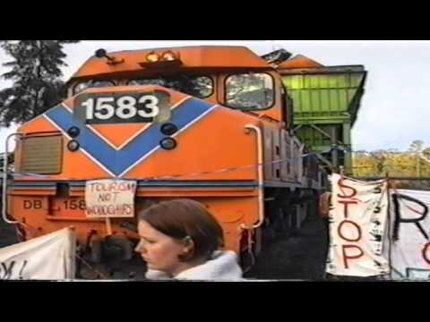 Lockon to train at woodchip mill