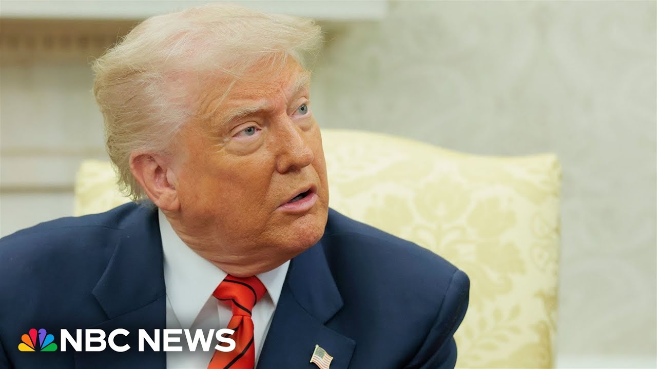 LIVE: Trump addresses Houthi conflict in Middle East | NBC News