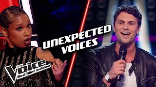 SURPRISING VOICES in the Blind Auditions | The Voice Best Blind Auditions