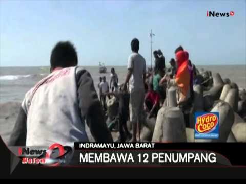 Perahu Wisata Terbalik Dih4nt4m Ombak Setinggi 3 Meter, Indramayu - iNews Malam 19/07