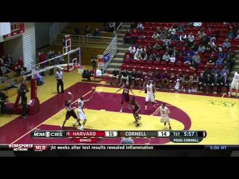 Highlights: Cornell Men's Basketball vs. Harvard - 2/27/15