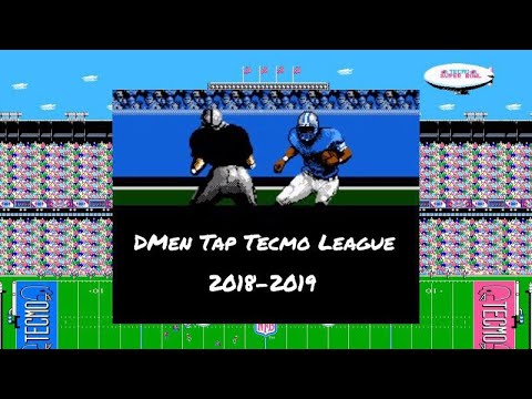Tecmo Super Bowl - NES - DMen Tap Tecmo League - Retro Sports League