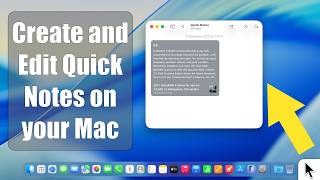 Use Quick Notes on Mac