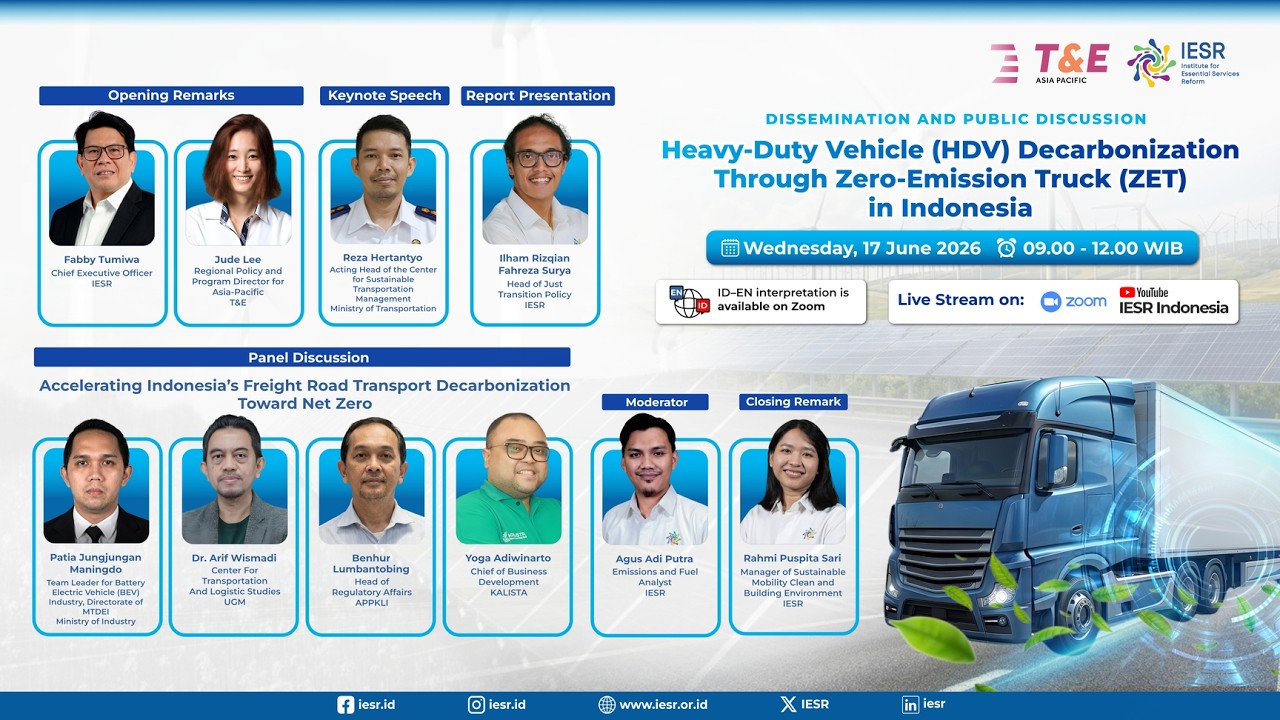 Report Launching: Heavy-Duty Vehicle Decarbonization Through Zero-Emission Trucks (ZET) in Indonesia