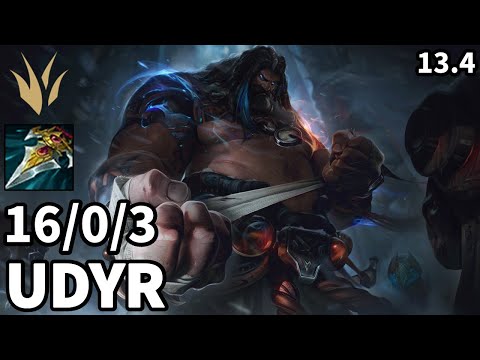 Udyr Jungle vs Elise - EUW Grandmaster | Patch 13.4