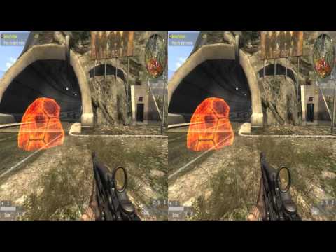 Enemy Territory QUAKE Wars OpenGL 3D Vision Wrapper Stereo 3D