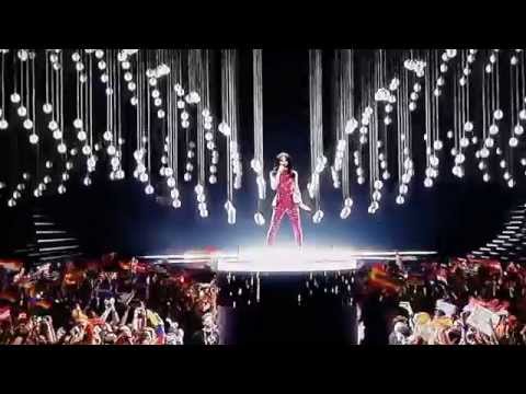 Eröffnungssong "Building bridges" zum 60. ESC in Vienna, Stadthalle, mit Conchita Wurst u. Left Boy