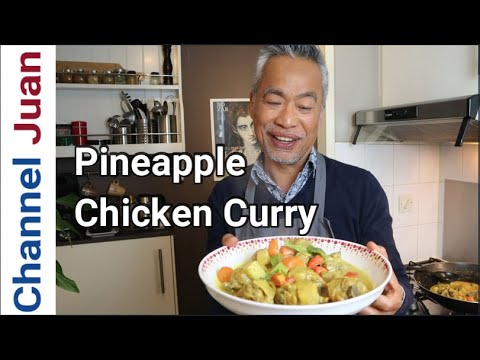 Chicken Pineapple Curry Recipe - Mild international Flavor