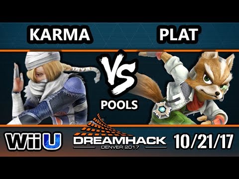 DHDEN17 Smash 4 - Karna (Sheik) Vs. Plat (Fox) - Wii U Singles Pools