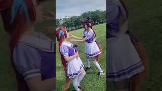 ウマ娘コスプレ ウオッカを挑発するダスカ #shorts