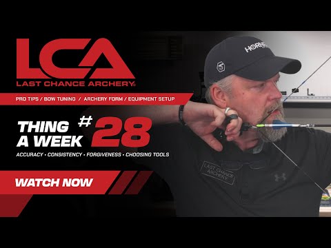 Thing A Week #28 – Finding the Correct Draw Length