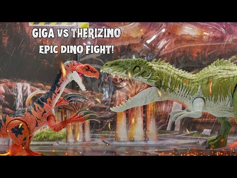 Jurassic World Reimagined 2-Pack: Giganotosaurus & Therizinosaurus UNBOXING! Attack Action Battle! 🦖