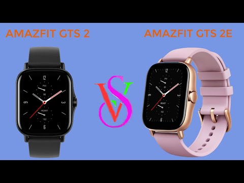AMAZFIT GTS 2 VS AMAZFIT GTS 2E