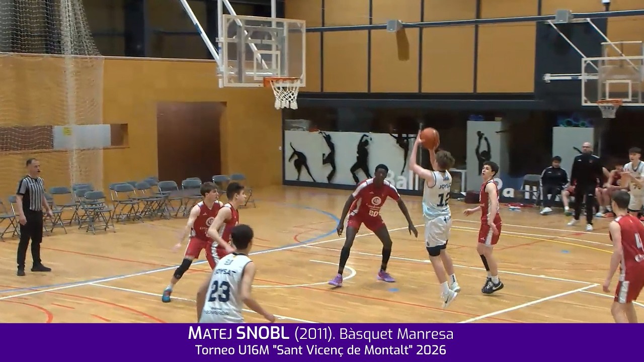 MATEJ SNOBL (2011) Cadete Bàsquet Manresa.-  Torneo U16M Sant Vicenç de Montalt 2026