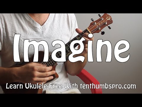 Imagine - John Lennon - How to play easy Ukulele beginner song tutorial
